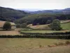Paesaggi della Borgogna del Sud - Morvan (Morvan Parco Naturale Regionale): pascoli, foreste e alberi