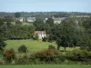 Paesaggi della Normandia - Pascoli, case e alberi