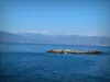 Paisagens da costa da Riviera Francesa
