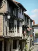 Parthenay - Facciate di case a graticcio della Rue de la Vau Saint-Jacques
