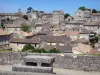 Saint-Émilion - Uitzicht over de daken van de middeleeuwse stad