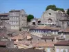 Saint-Émilion - Uitzicht over de daken en gevels van Saint-Émilion