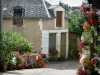 Saint-Marcel - Casa e le decorazioni floreali (fiori)