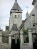 Saint-Marcel - Chiesa torre e case del villaggio Saint-Marcel