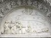 Santuario di Bétharram - Santuario di Nostra Signora di Bétharram - Calvario Bétharram: stazione della Croce - timpano