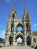 Soissons - Ex Abbazia di Saint-Jean-des-Vignes: facciata della chiesa abbaziale