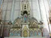 Soissons - All'interno della cattedrale di Saint-Gervais-et-Saint-Protais: pala d'altare del transetto nord
