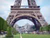 Torre Eiffel - Palais de Chaillot in background e il parco Champ de Mars, ai piedi della Signora di Ferro