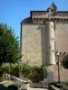 Varen - Fachada do castelo (Doyenné) e jardim medieval