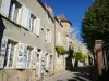 Vézelay - Facciate di case in rue Saint-Pierre