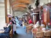Vosges square - Restaurant terrace under the arcades