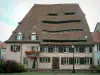 Wissembourg - Maison du Sel au toit pentu avec lucarnes