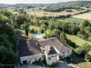 MANOIR Le Moulinal47 - vue panoramique - Chambre d'hôtes - Vacances & week-end à Courbiac