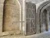 Houten poort van de Vauban-citadel van Blaye