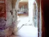 Salles souterraines du château de Fleckenstein (© J.E)