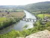 La vallée de la Dordogne vue du château de Castelnaud