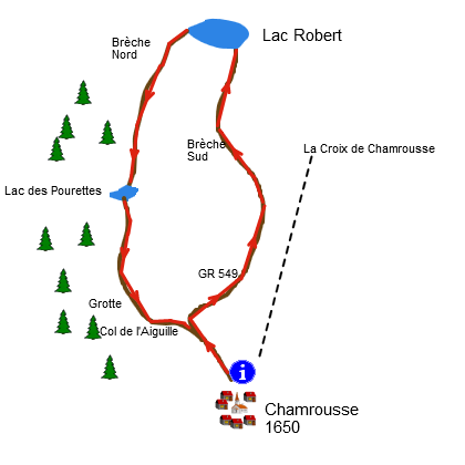 Lacs Robert - Balade à Chamrousse