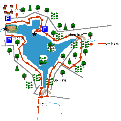 Tour du lac des Settons - Balade à Montsauche-les-Settons