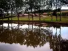 The water of Alboussière and cottages