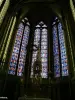 Glas in lood ramen van de kathedraal (© Jean Espirat)