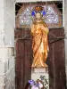 Aspres-sur-Buëch - Estátua do Cristo Dourado, na igreja (© J.E)