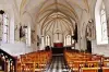 The interior of the church