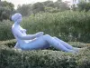 Young girl lying (bronze by Maillol)