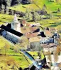 Ancienne abbaye vue de Granges-sur-Baume (© Jean Espirat)