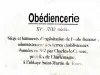 Пояснения к Obédiencerie (© Жан Эспират)