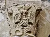 Abbey Sainte-Foy - Capital of the cloister gallery (© J.E)