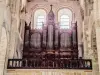 Organ of the Basilica Sainte-Foy (© J.E)