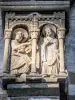 Abbey Sainte-Foy - Statues in the basilica (© J.E)