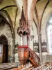 Chaire de l'église de Cornimont (© J.E)