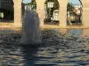 Hot fountain