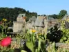 Vue des jardins de la Pinterie à Fougères (©MR)