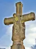 Détail de la croix de calvaire à Blanzey-le-Haut (© Jean Espirat)