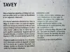 Tavey - Informations sur Tavey (© J.E)