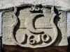 Lintel chave datada de 1610 (© JE)