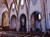 Interior of the church Saint-Thyrs