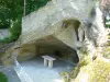 Réplique de la grotte de Lourdes (© CC Région de Vertus)