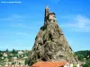 Dyke and chapel of Aiguilhe (© J.E)