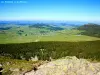 Panorama vu du sommet du Mézenc (© J.E)