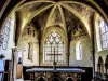 Altar e abside da igreja de Terres-de-Chaux (© J.E.)