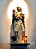 Vierge à l'enfant, dans la chapelle du monastère de l'Annonciade (© J.E)