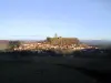 Polignac, vue Ouest, en fin d'après-midi