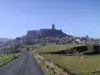 Polignac, vue Est l'après-midi