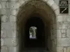 The tunnel of the ramparts of Rocamadour