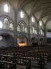 Interior of the church of Saint-Affrique