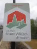 Panneau Les plus beaux villages de France