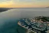 Port de Saint-Florent vu du ciel